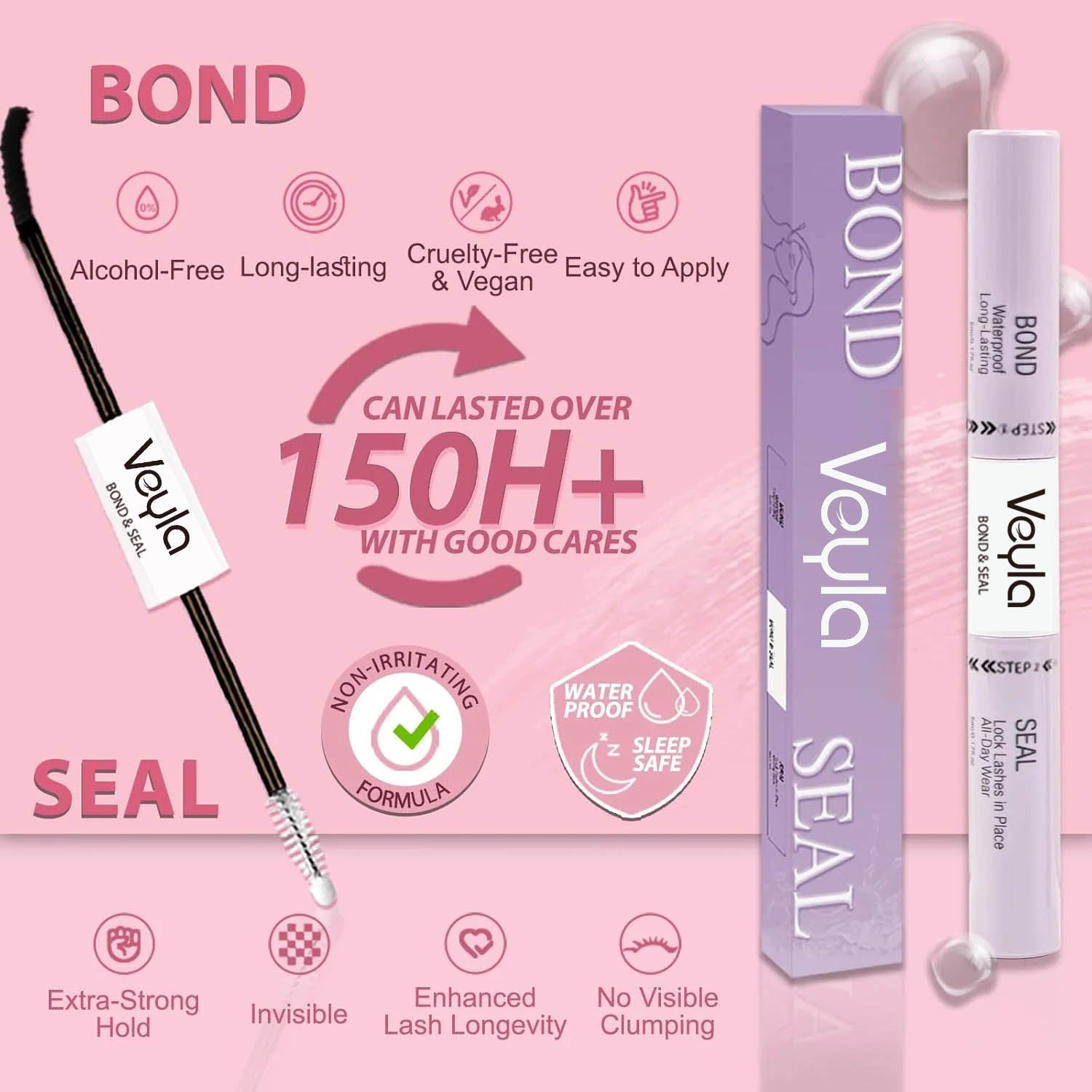 3-in-1 Lash Bond & Seal & Remover(Black Bond)