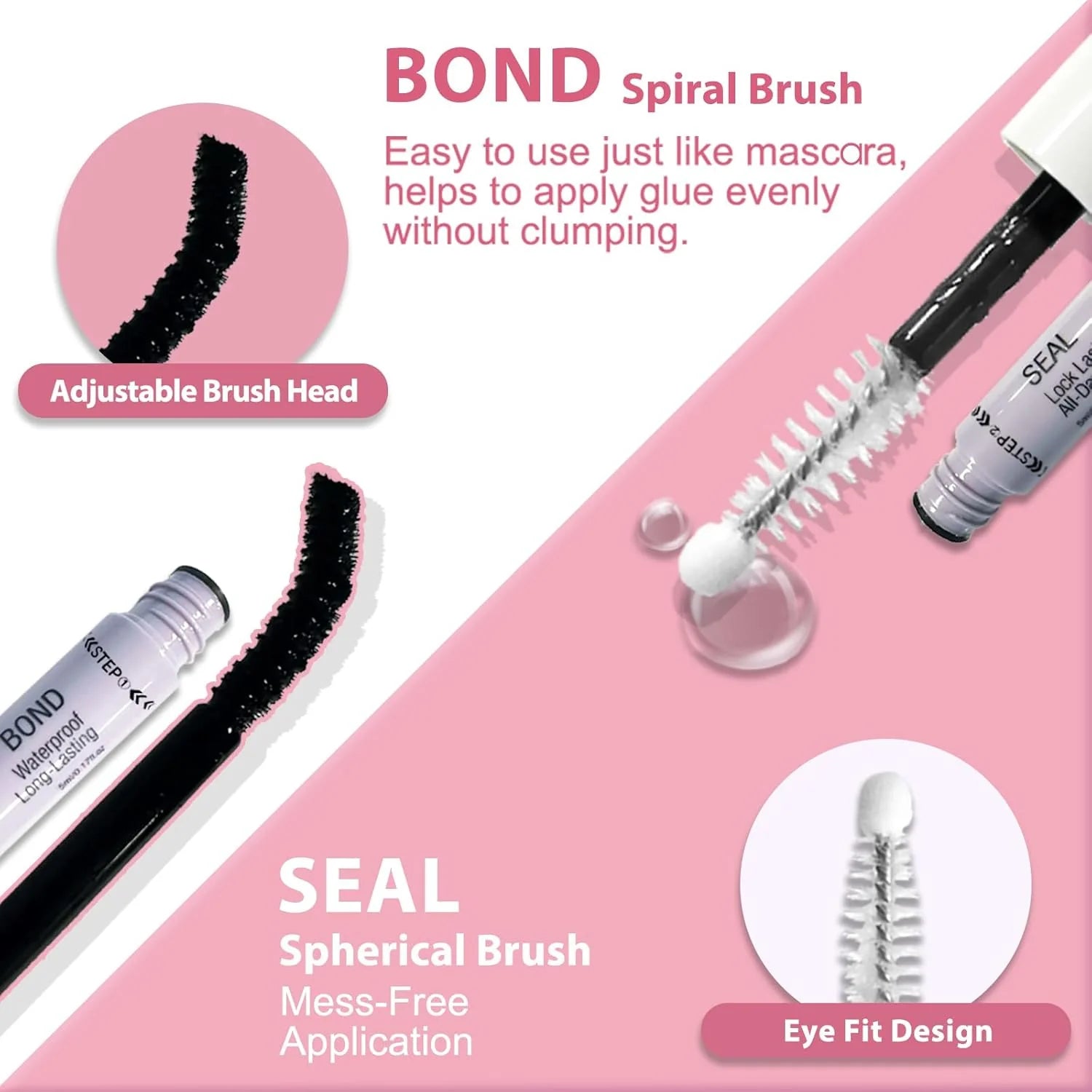 3-in-1 Lash Bond & Seal & Remover(Black Bond)