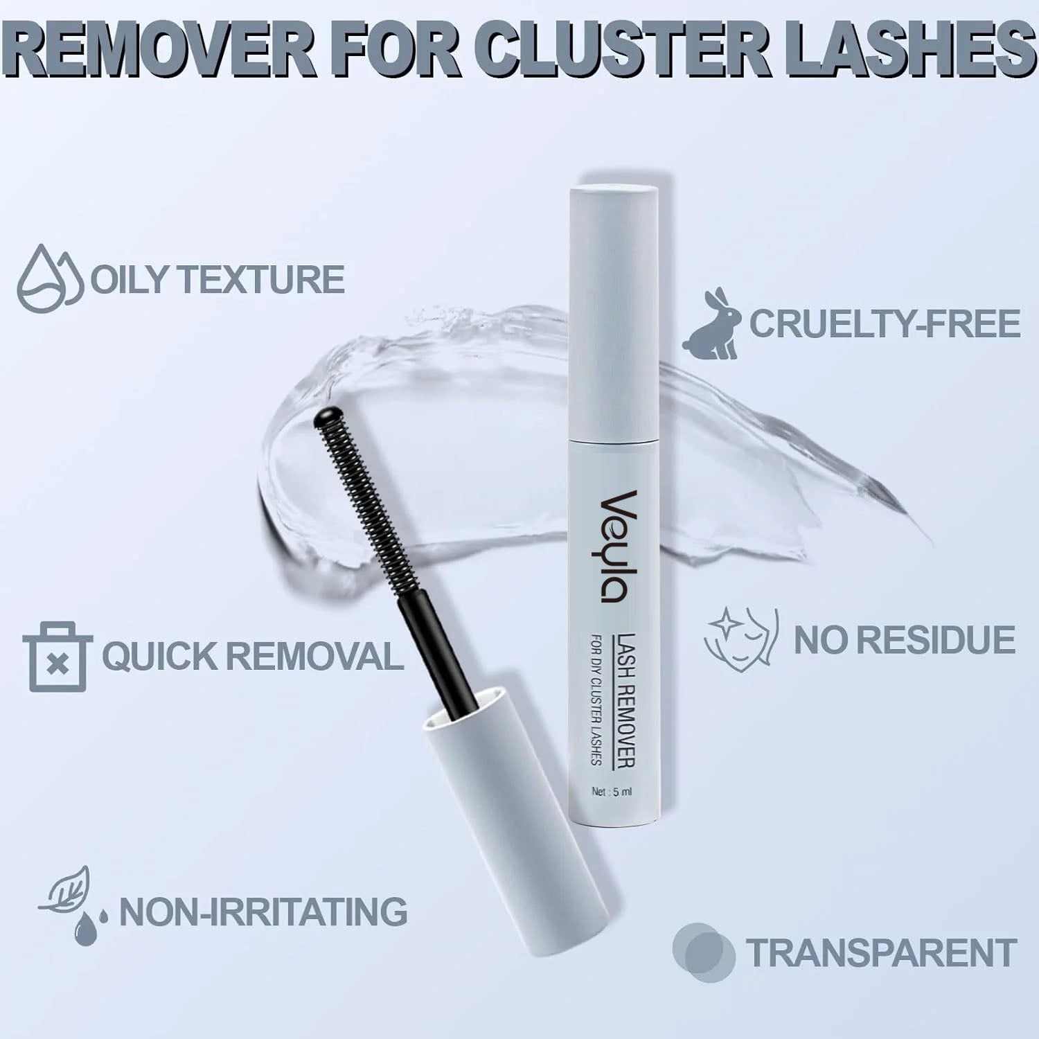 3-in-1 Lash Bond & Seal & Remover(Black Bond)