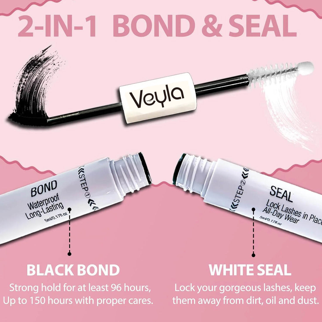 3-in-1 Lash Bond &amp; Seal &amp; Remover（Black Bond）